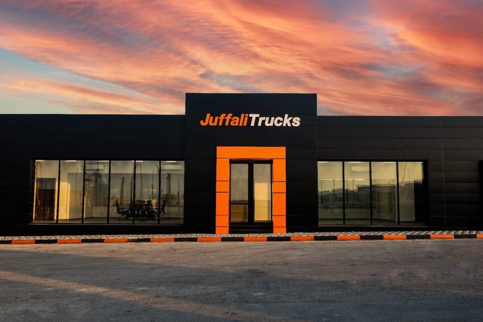 واجهة خارجية لشركة الجفالي للسيارات